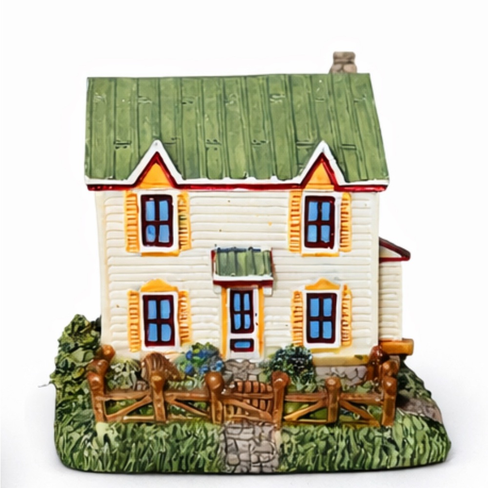 Charming Miniature House Figurine